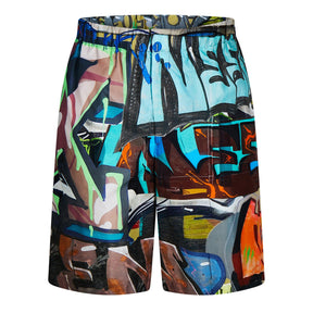 Men's Graffiti Bermuda Shorts, All-Over Print