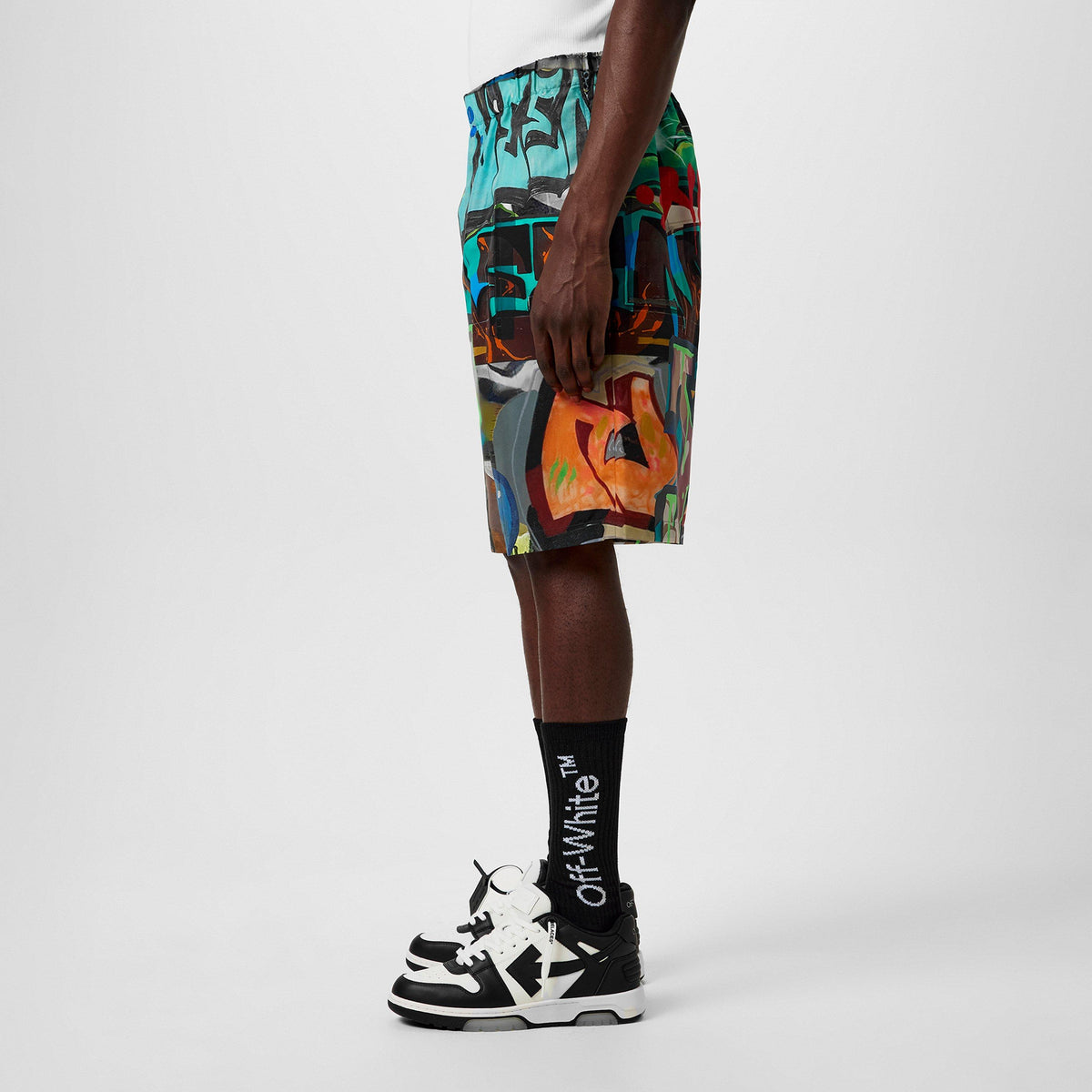 Men's Graffiti Bermuda Shorts, All-Over Print