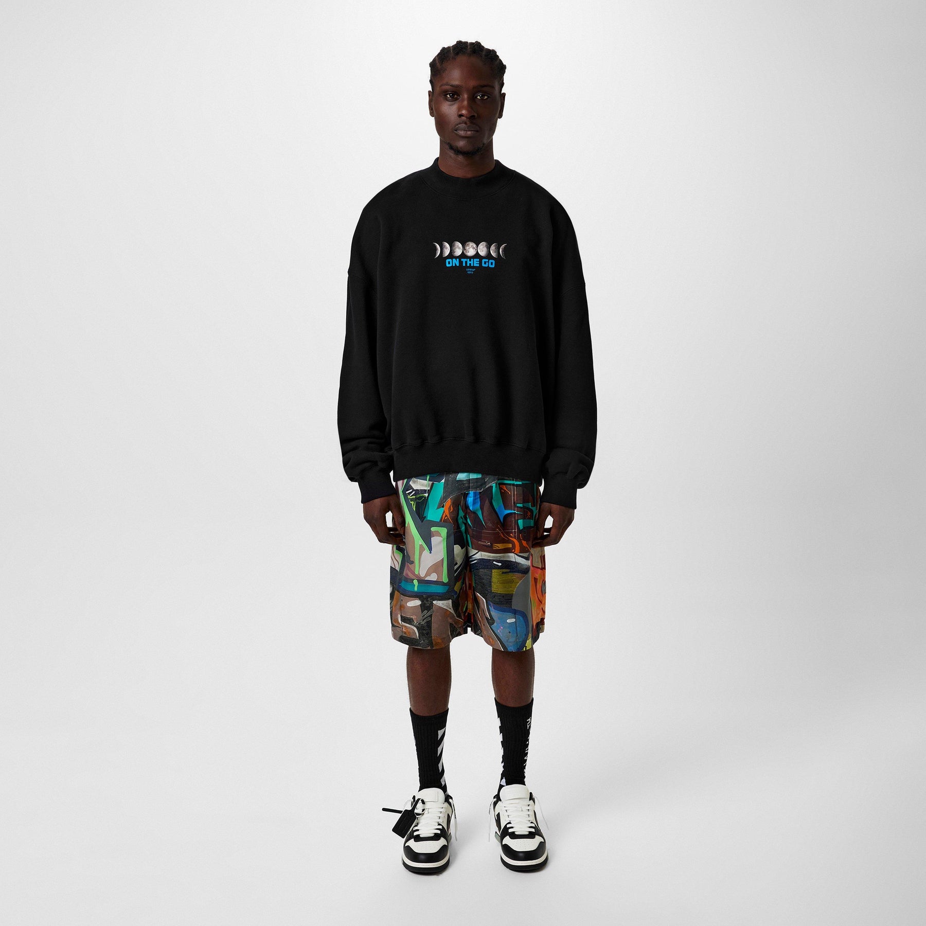 Men's Graffiti Bermuda Shorts, All-Over Print