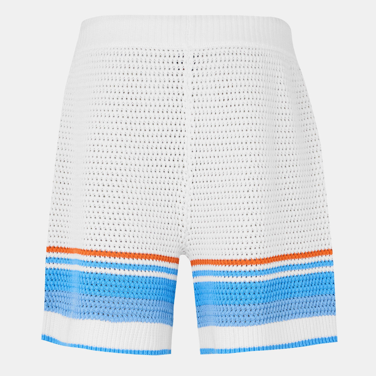 Striped Crochet Shorts