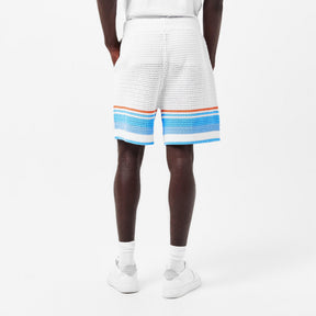 Striped Crochet Shorts