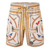 Nautical Silk Shorts