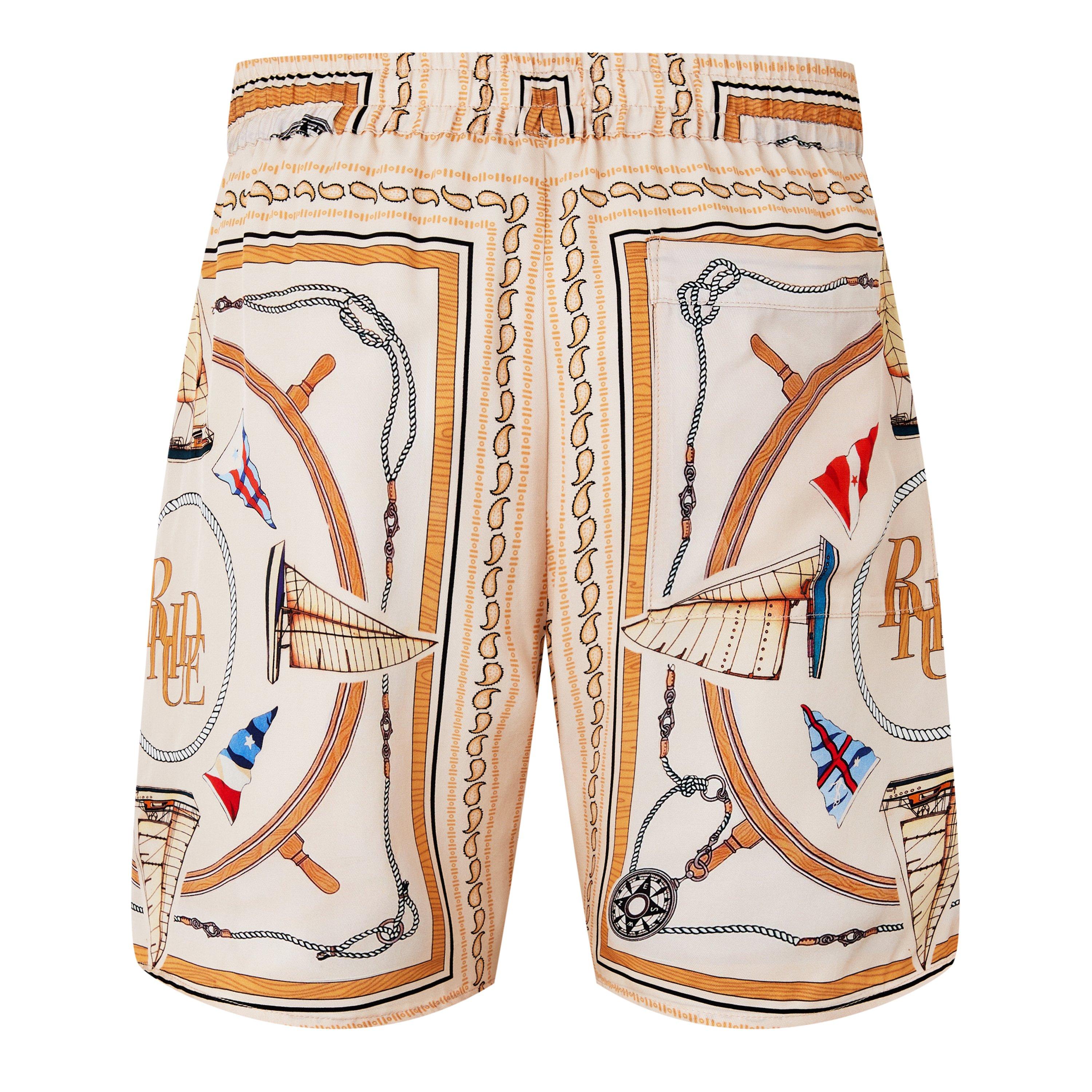 Nautical Silk Shorts