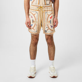 Nautical Silk Shorts
