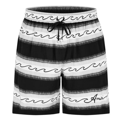 Men's Wave Baja Stripe Woven Tracksuit Shorts