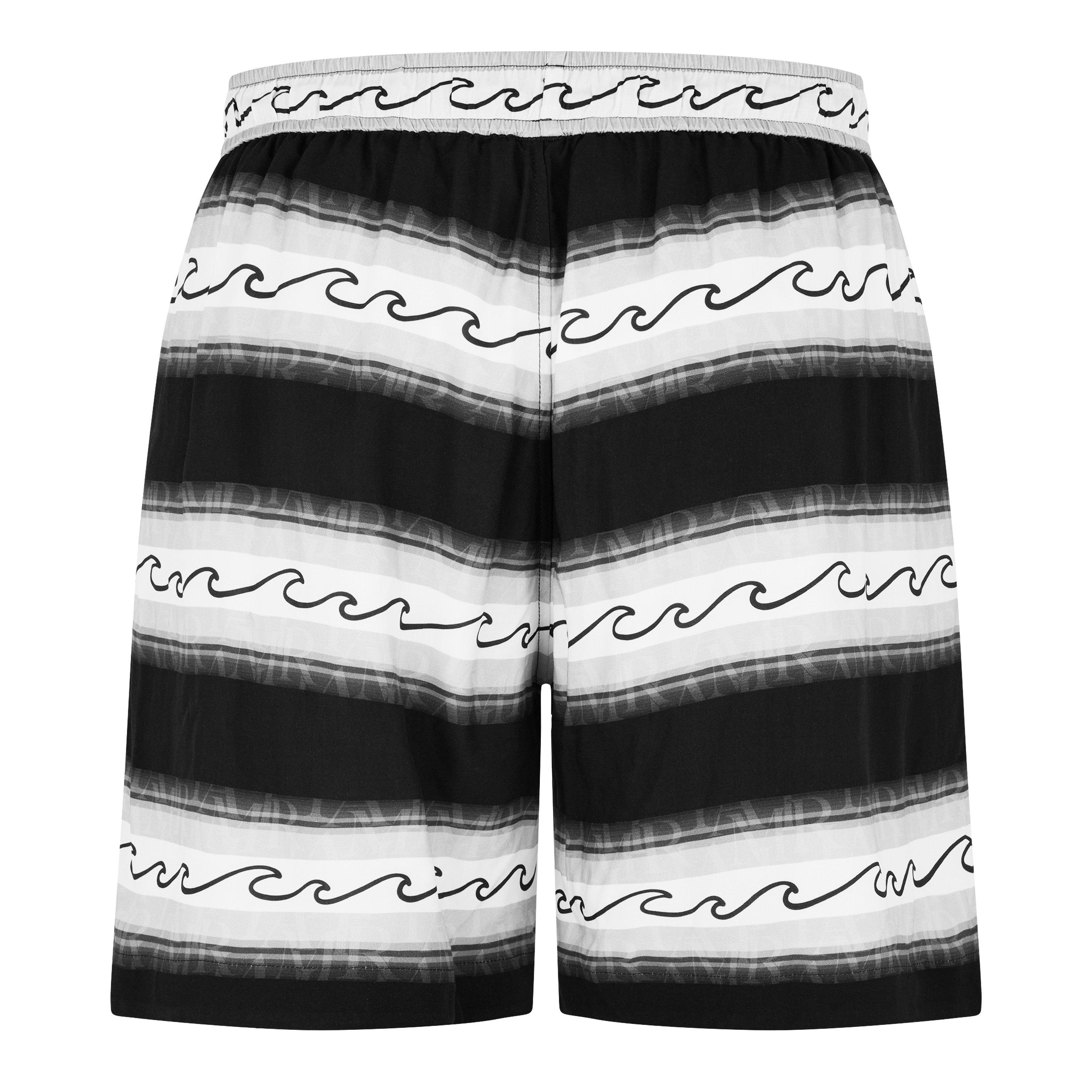 Men's Wave Baja Stripe Woven Tracksuit Shorts