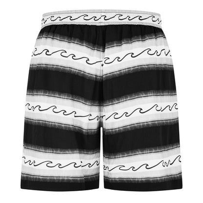 Men's Wave Baja Stripe Woven Tracksuit Shorts