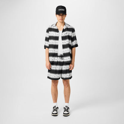 Men's Wave Baja Stripe Woven Tracksuit Shorts
