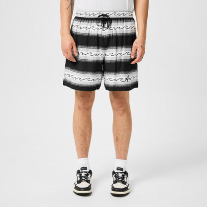 Men's Wave Baja Stripe Woven Tracksuit Shorts