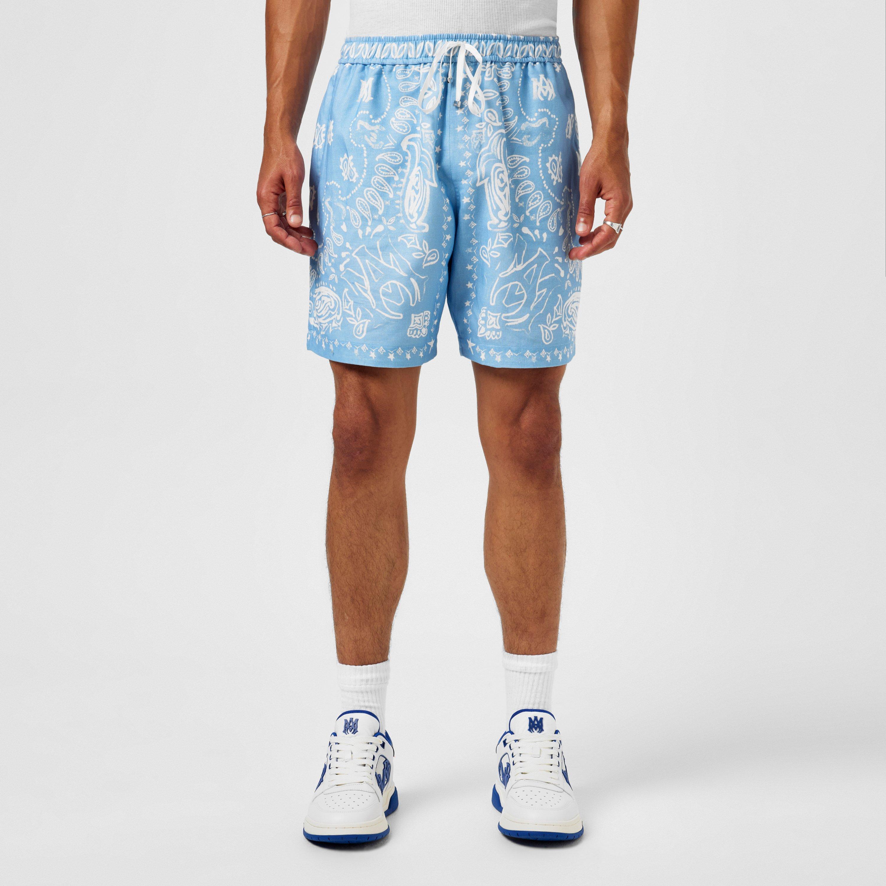 Men's Bandana Woven Tracksuit Shorts