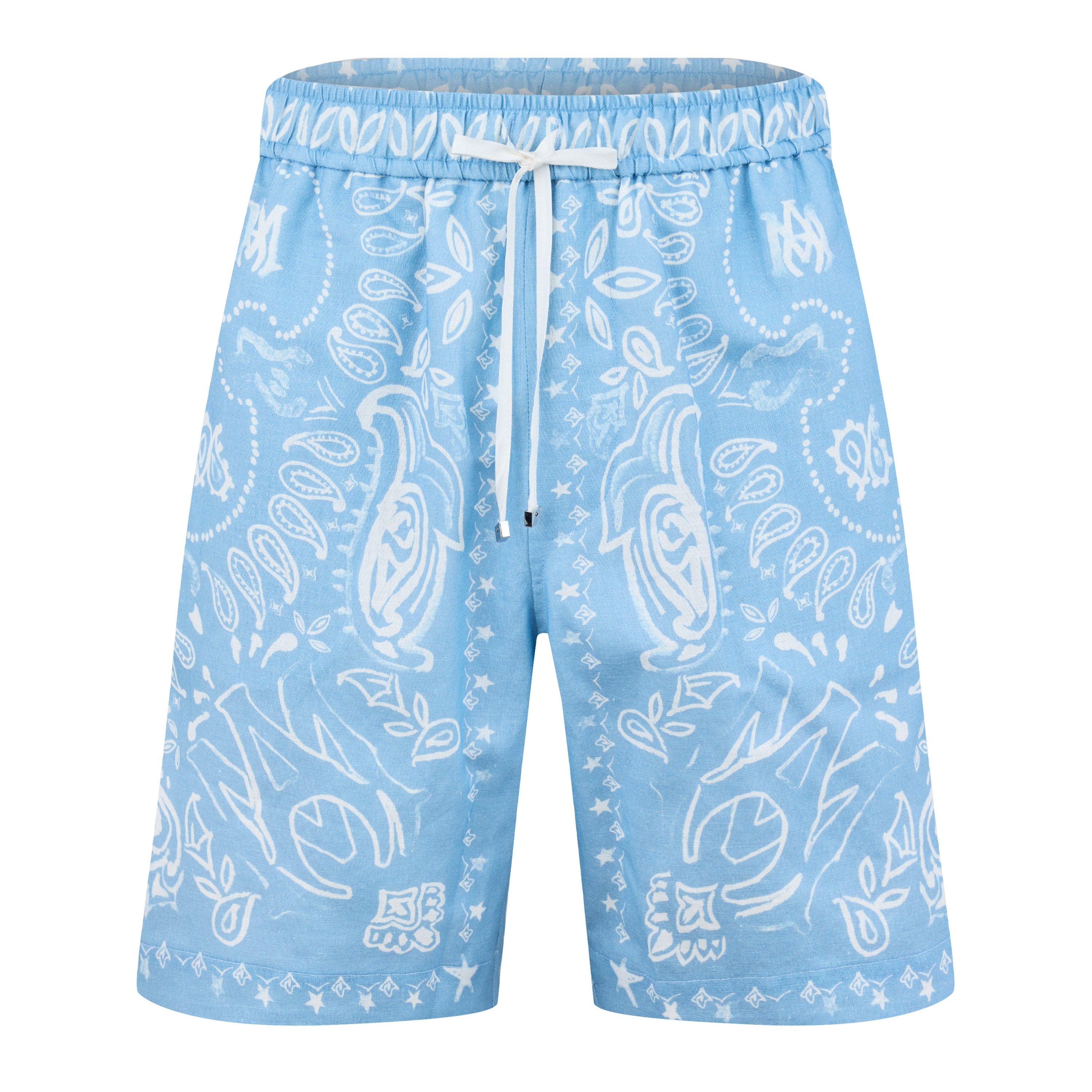 Men's Bandana Woven Tracksuit Shorts