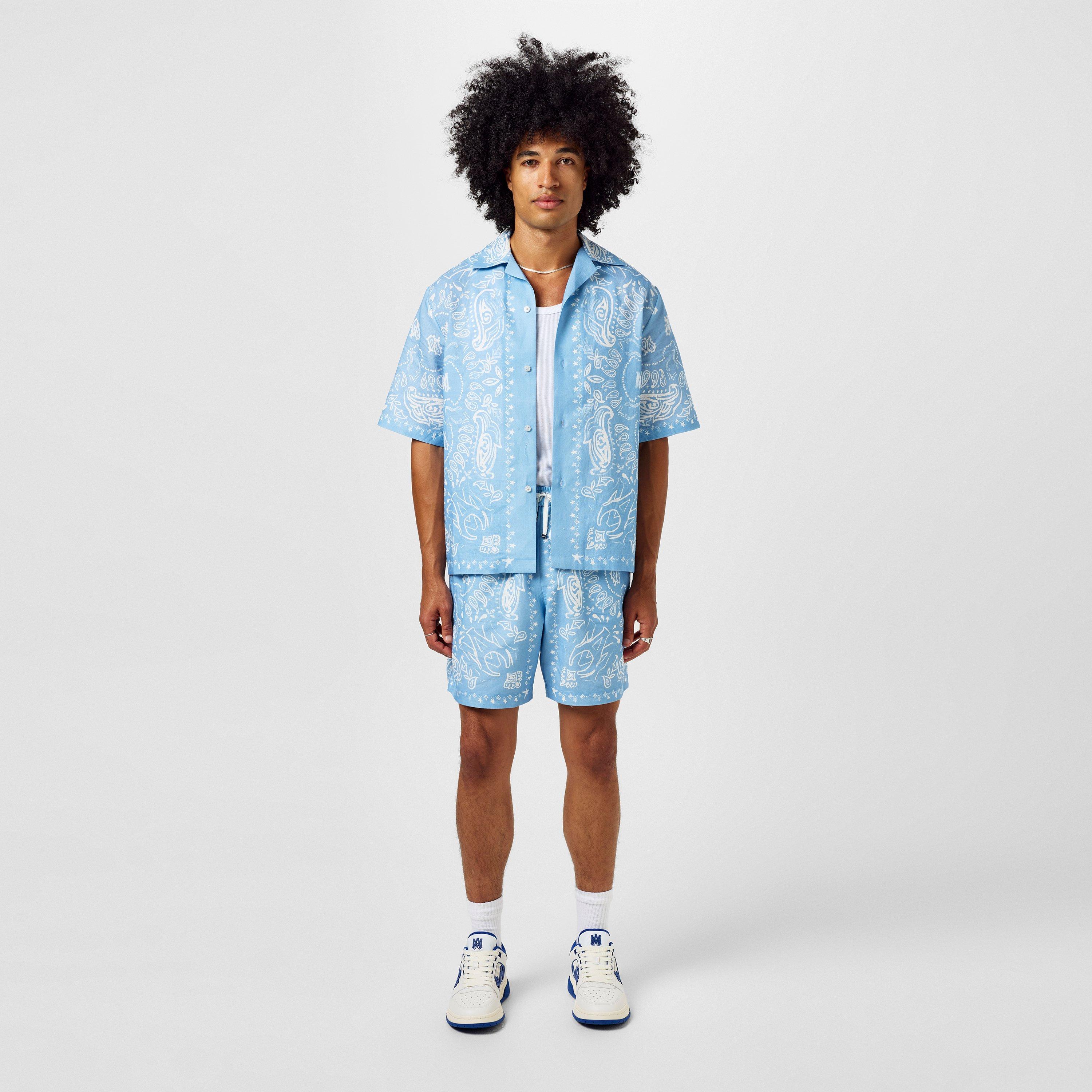 Men's Bandana Woven Tracksuit Shorts