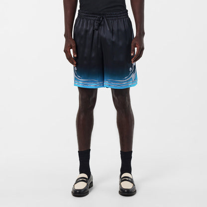 Blades Silk Relaxed Fit Woven Tracksuit Shorts