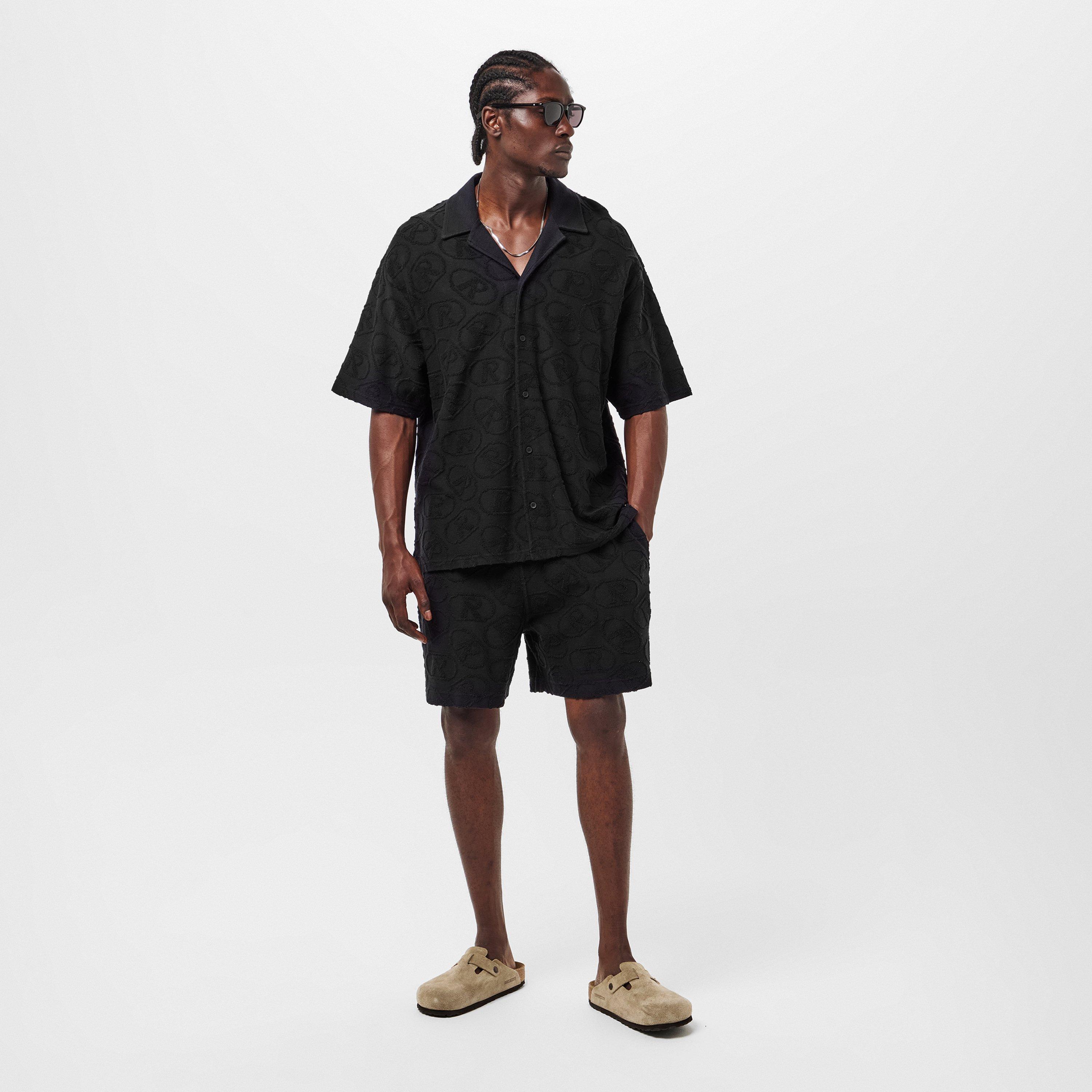 Men's Rep All-over Towel Fabric Shorts