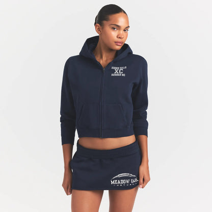 Boyfriend Fleece Zip Up Hoodie