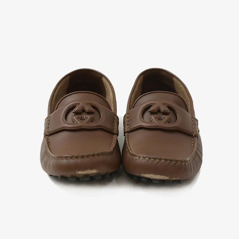 Interlocking G Driving Shoes Brown