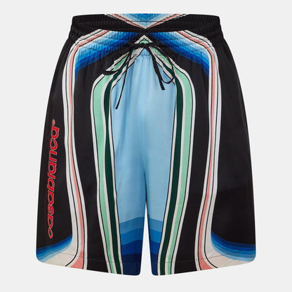 Men's Casa Pattern Woven Tracksuit Shorts