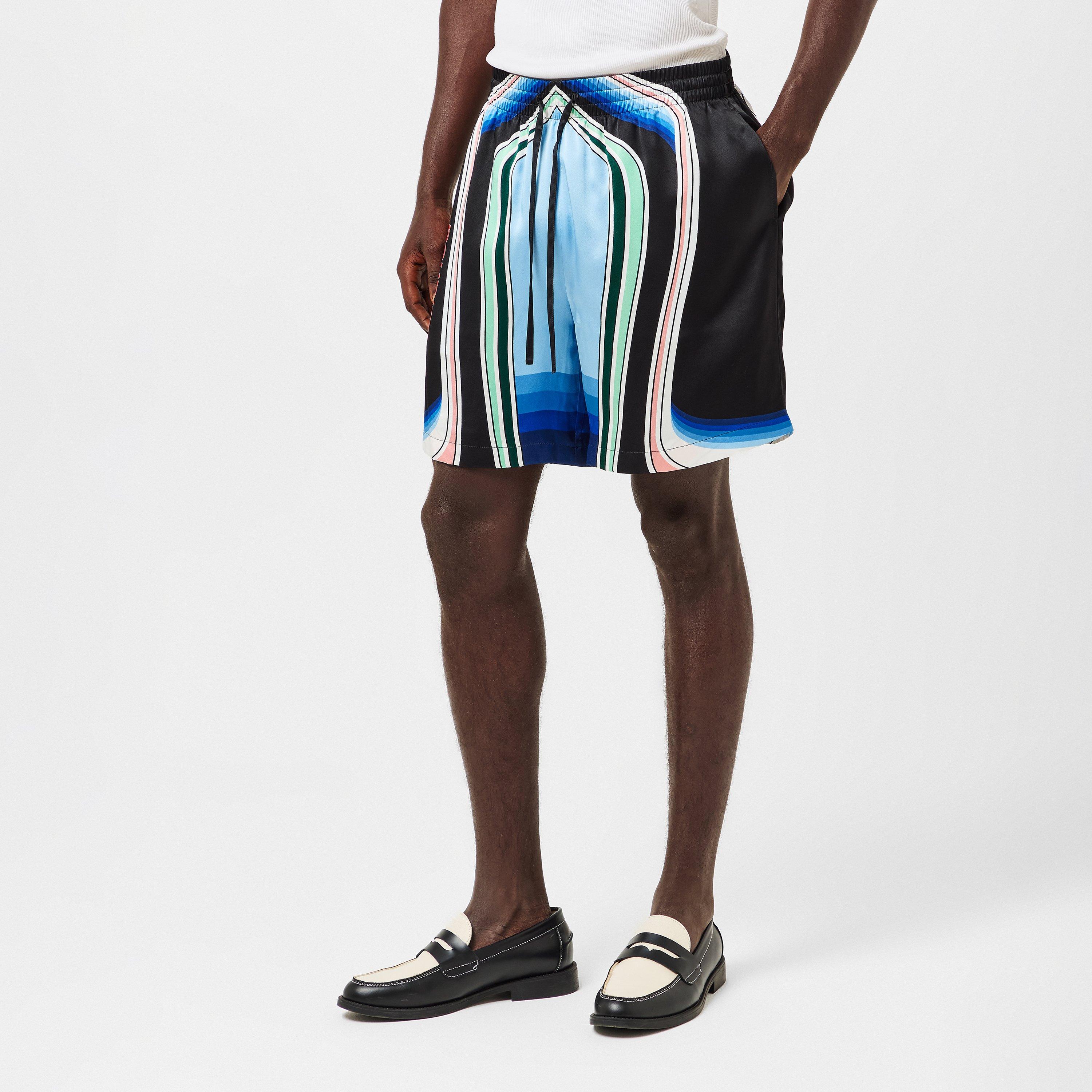 Men's Casa Pattern Woven Tracksuit Shorts