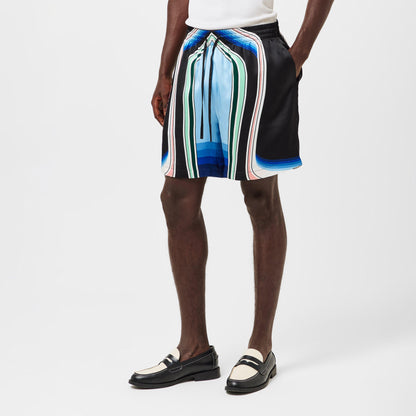 Men's Casa Pattern Woven Tracksuit Shorts