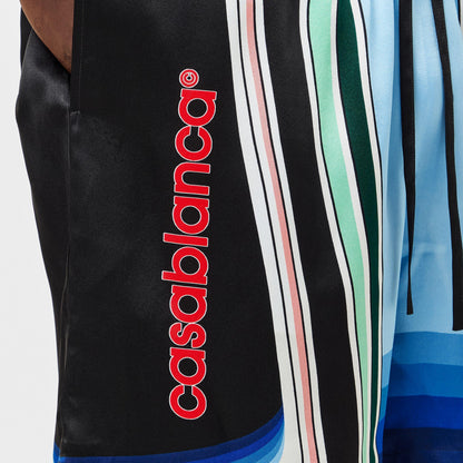 Pattern Woven Elasticated Tracksuit Shorts