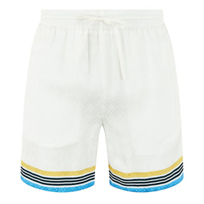 Casa Way Printed Silk Shorts