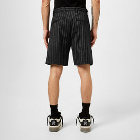 Pinstripe Tailored Shorts