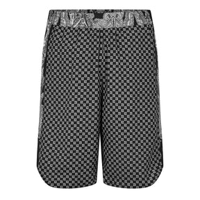 Straight-Leg Monogrammed Printed Poplin Shorts