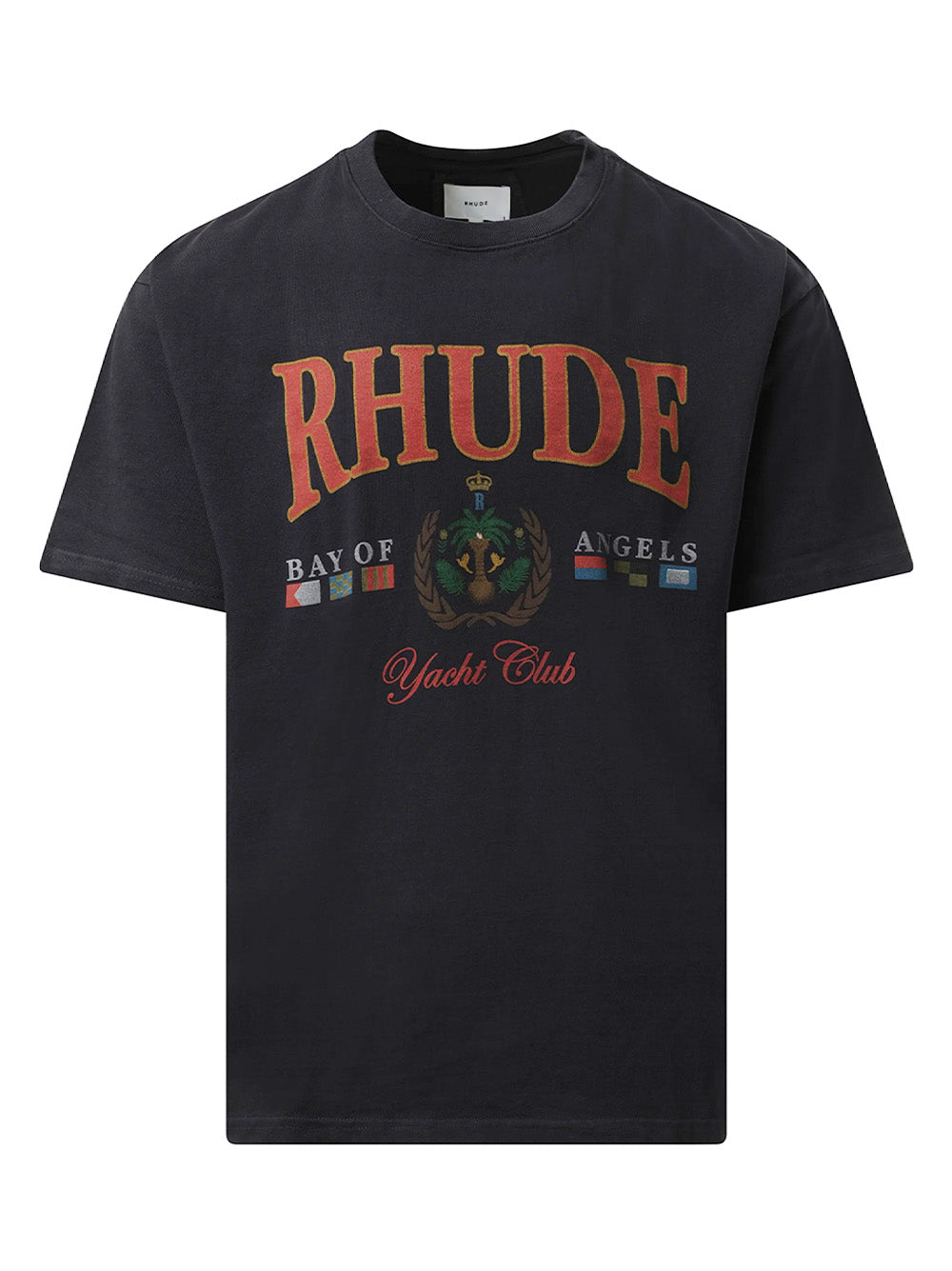 Rhude Bay Of Angels Yacht T-Shirt in Black