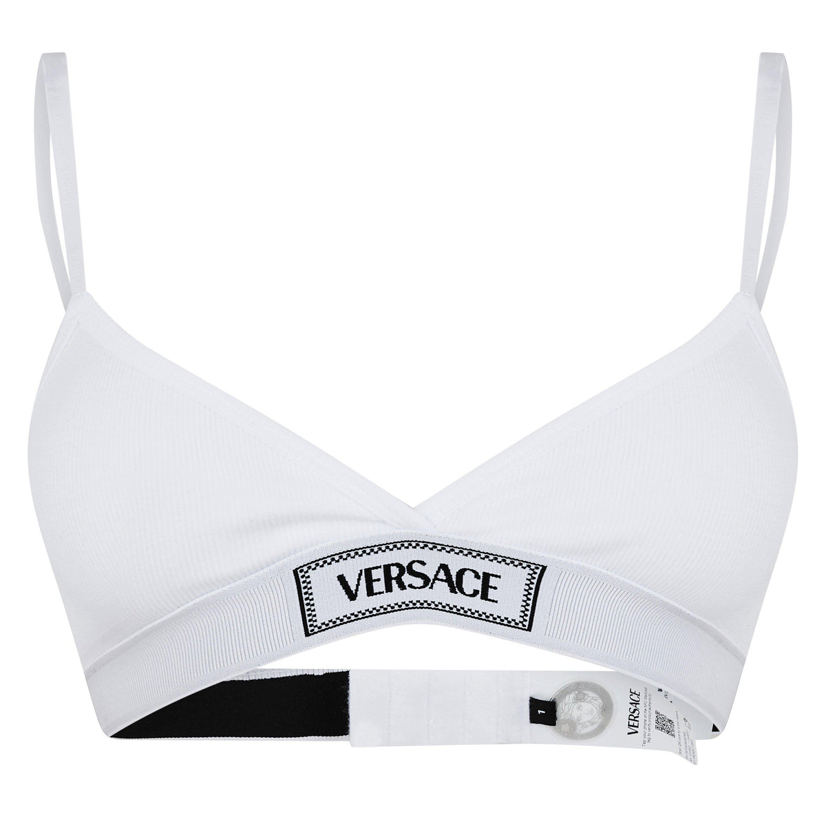 Logo Ribbed Bralette