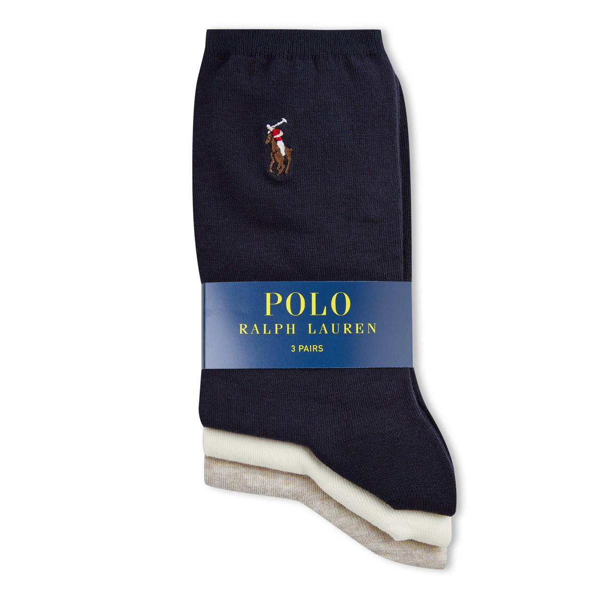 3 Pack Crew Socks