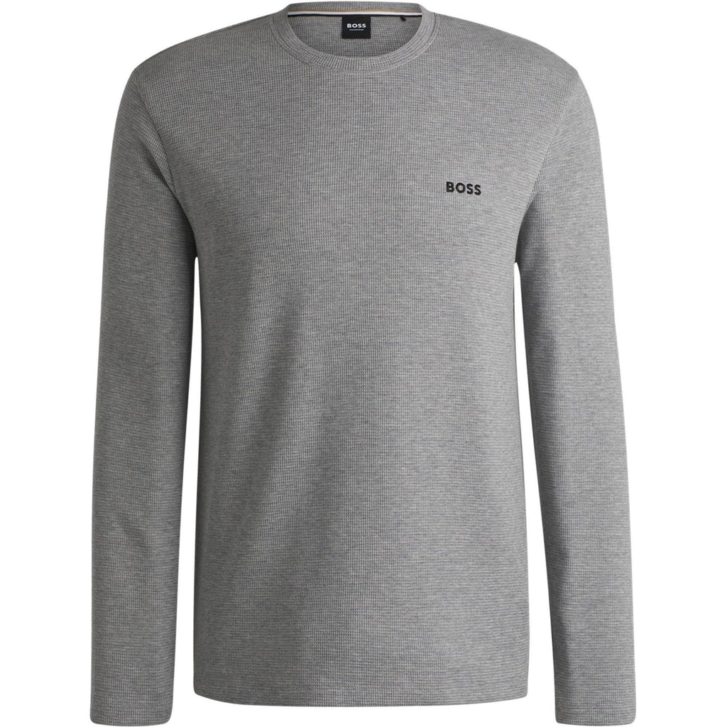 Men's BW Waffle Long-Sleeve T-Shirt, Waffle Texture