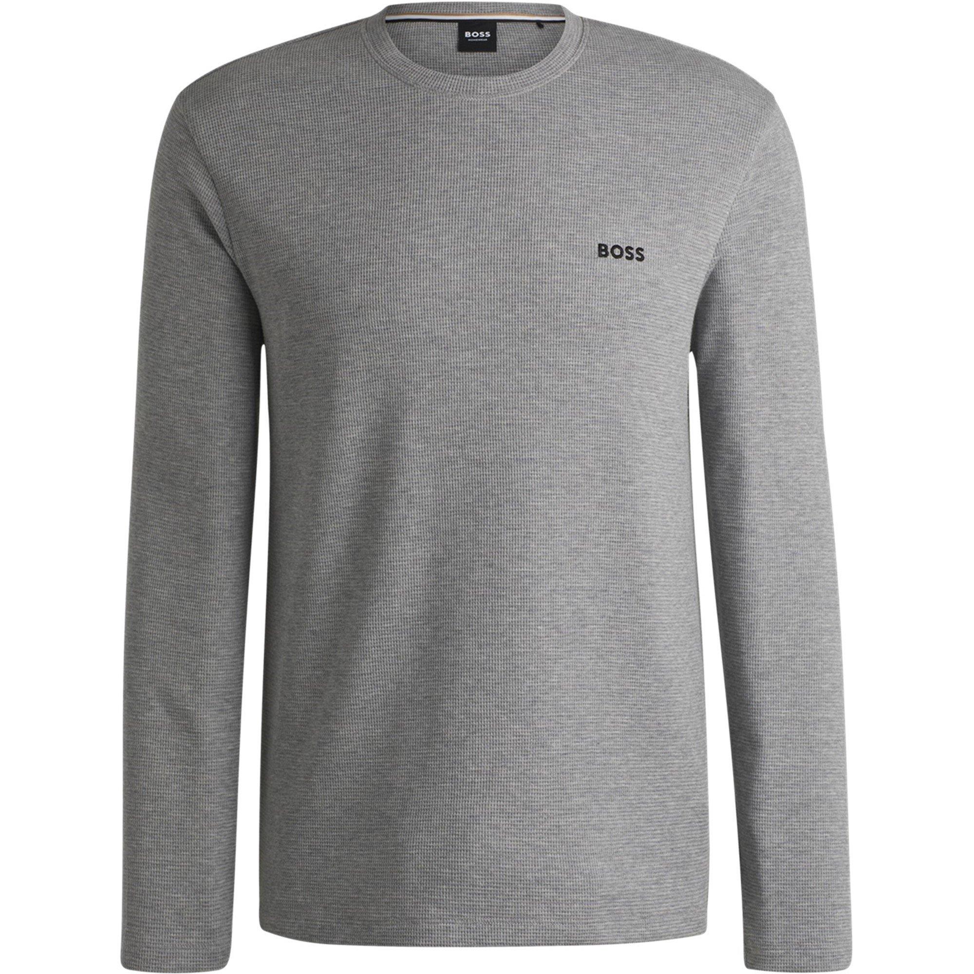 Men's BW Waffle Long-Sleeve T-Shirt, Waffle Texture