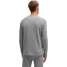 Men's BW Waffle Long-Sleeve T-Shirt, Waffle Texture