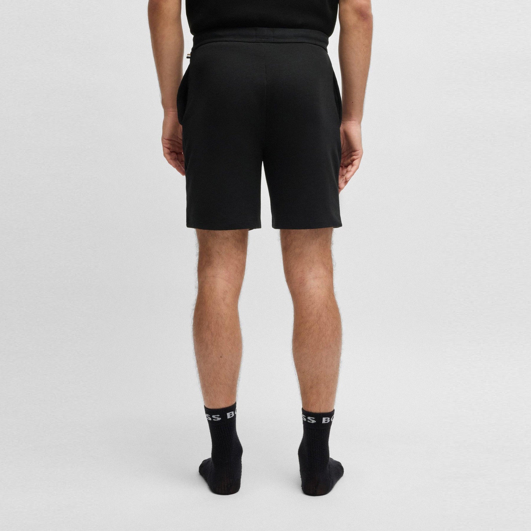 Embroidered Waffle Pyjama Shorts
