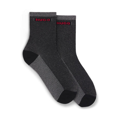 2-Pack Logo-Detailed Crew Socks