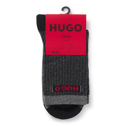 2-Pack Logo-Detailed Crew Socks