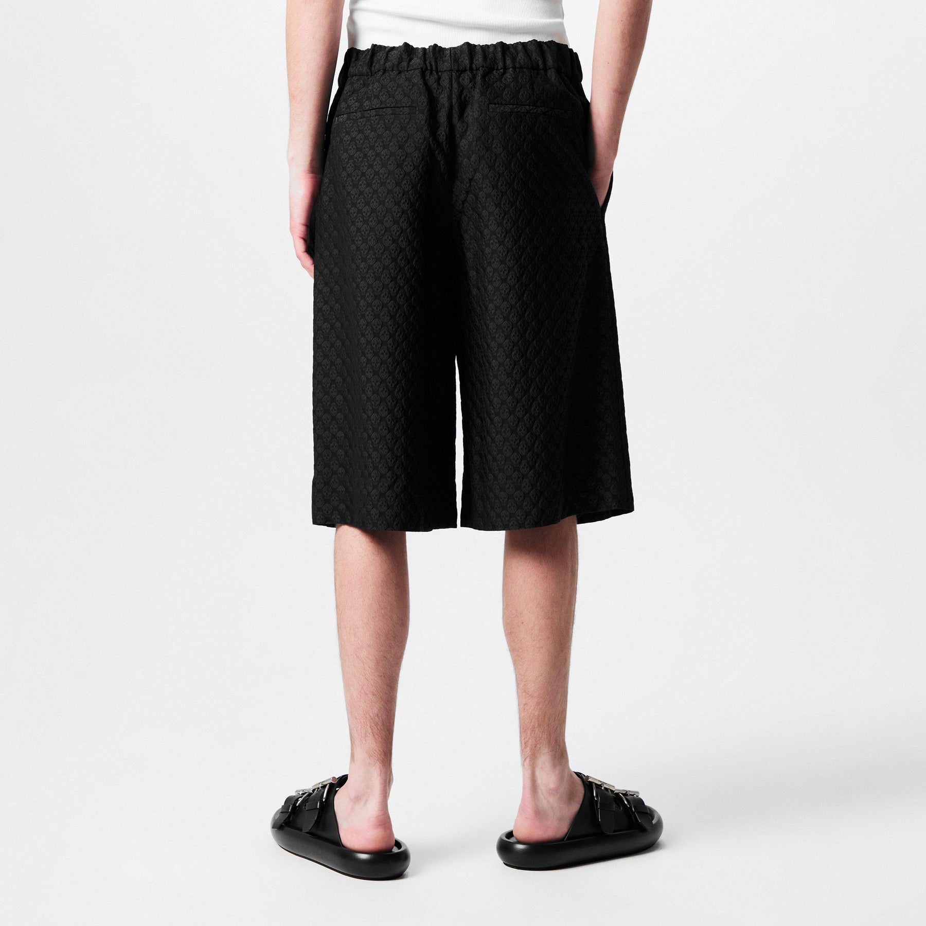 Skull Jacquard Bermuda Shorts