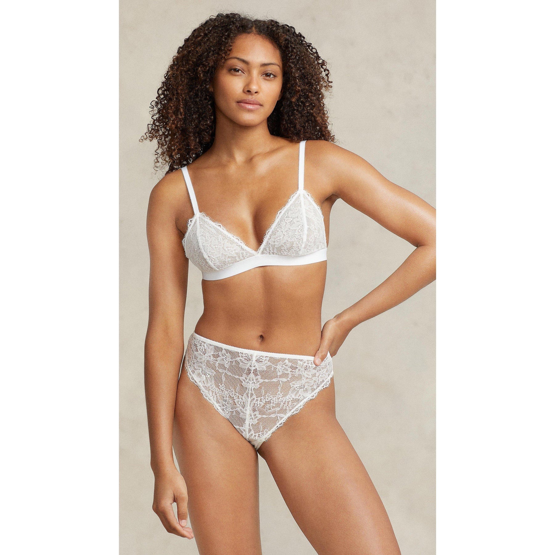 Polo Lace High Waist Brief