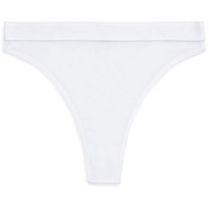 High-Waist Mesh Thong
