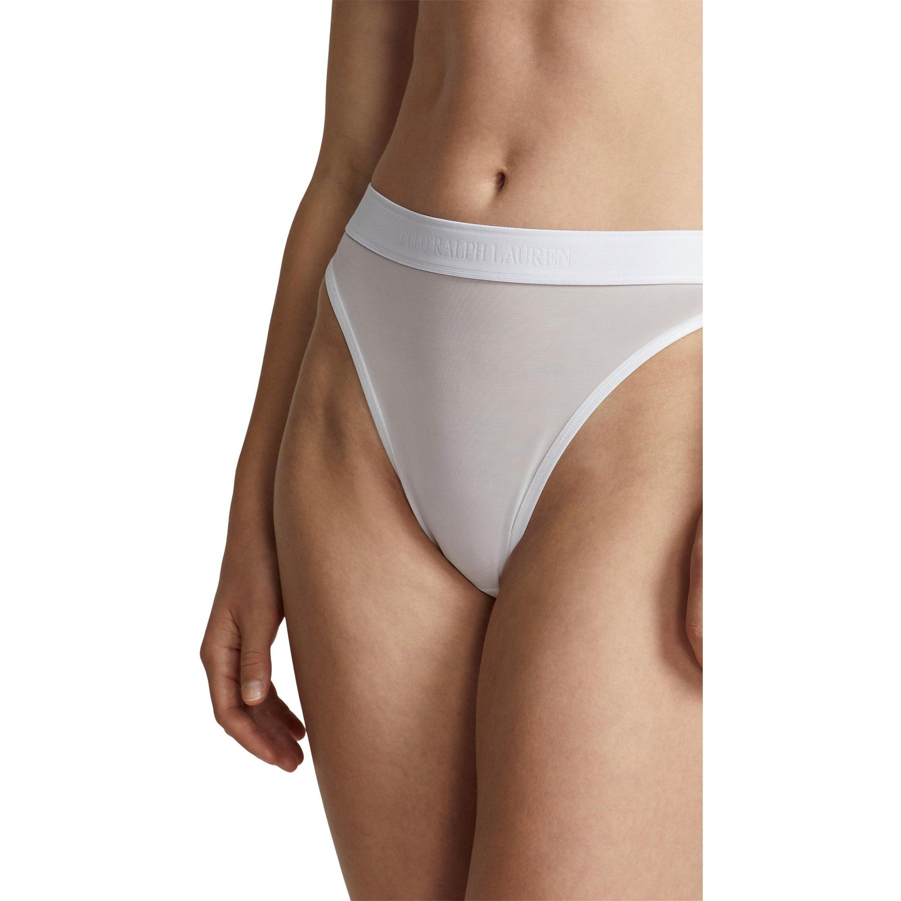 Polo Mesh Hight Waist Thong
