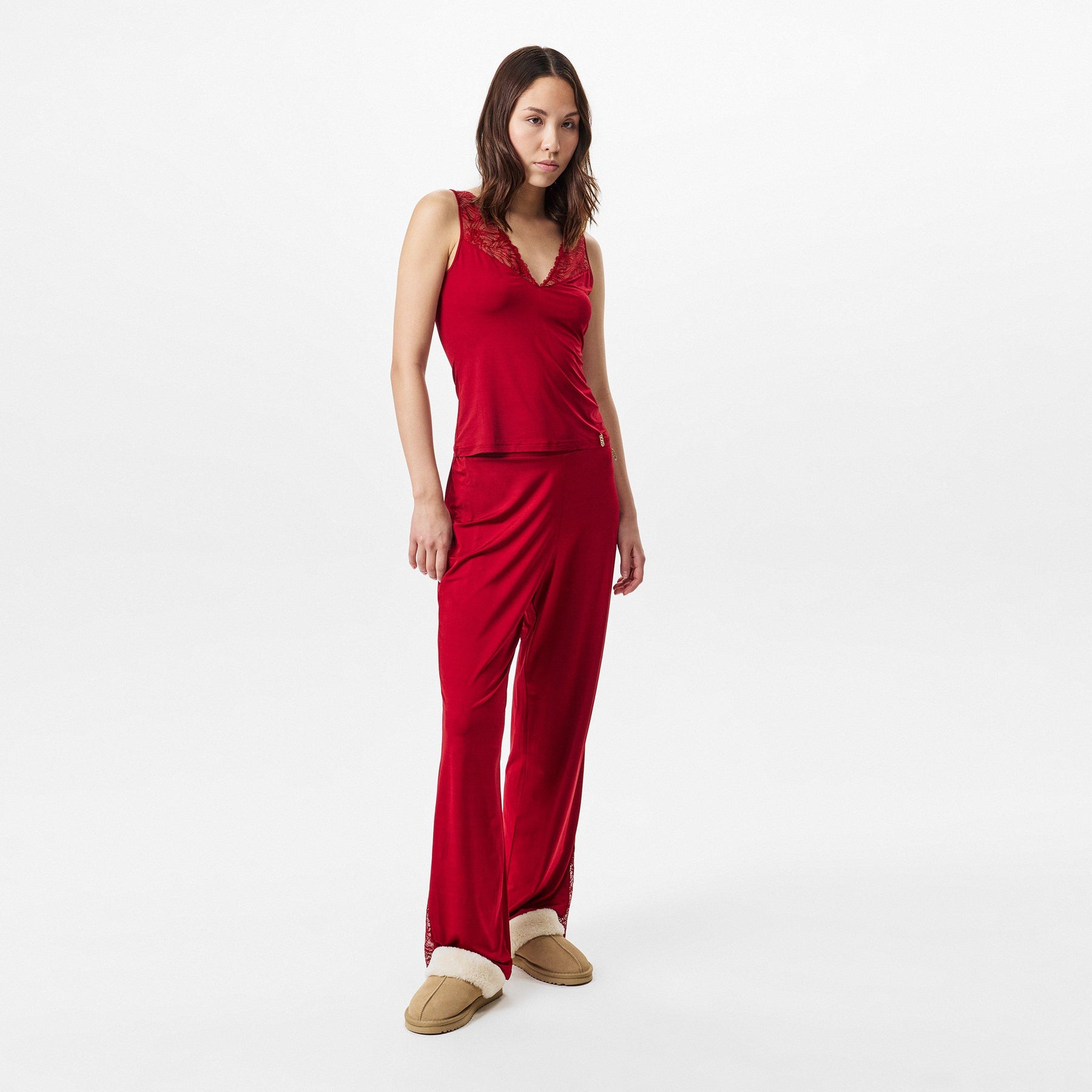Bianca Lace Insert Pyjama Trousers