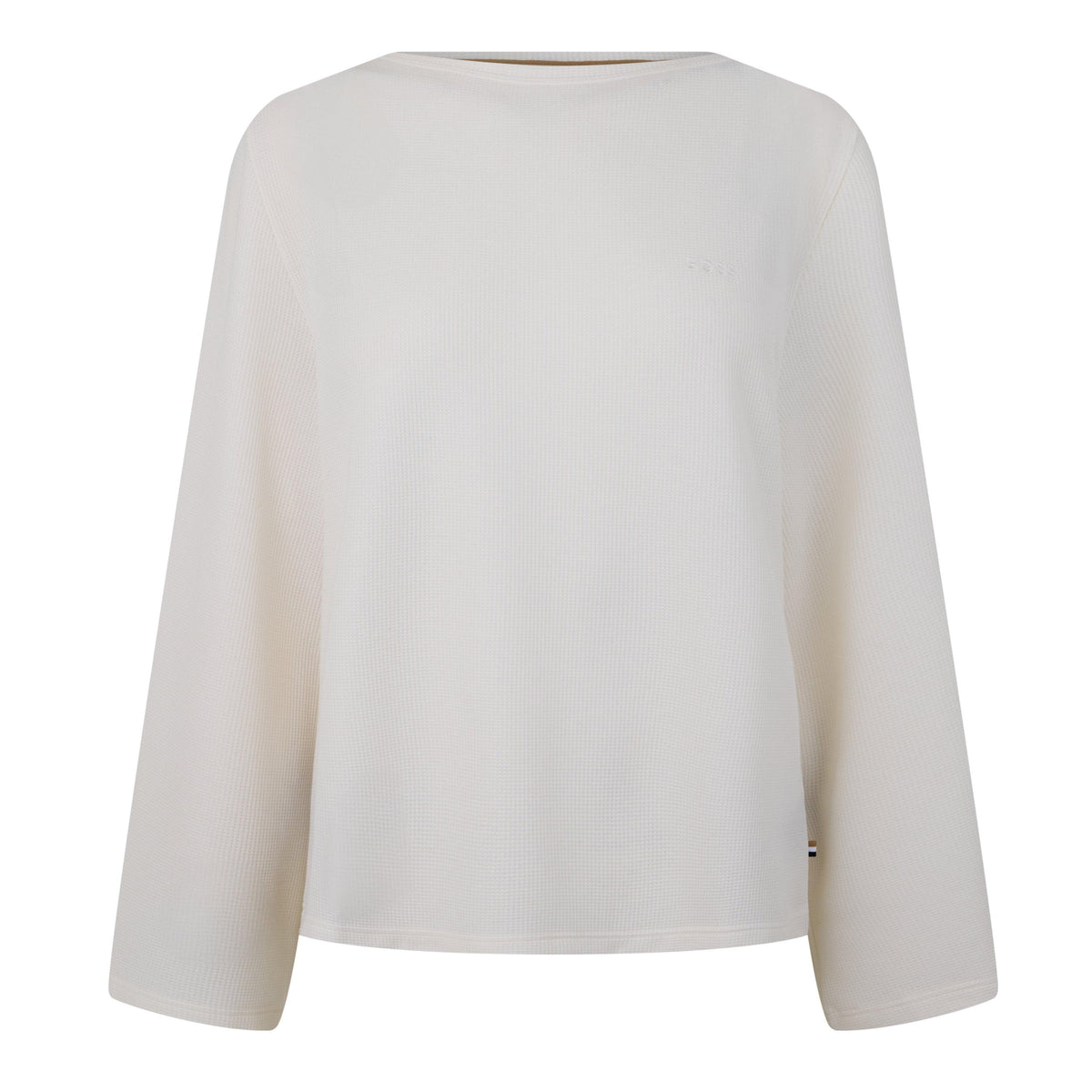 Women's Waffle Cotton Long-Sleeve Pyjama Tops