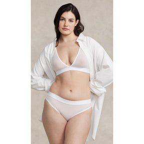 Polo Mesh Triangle Bra
