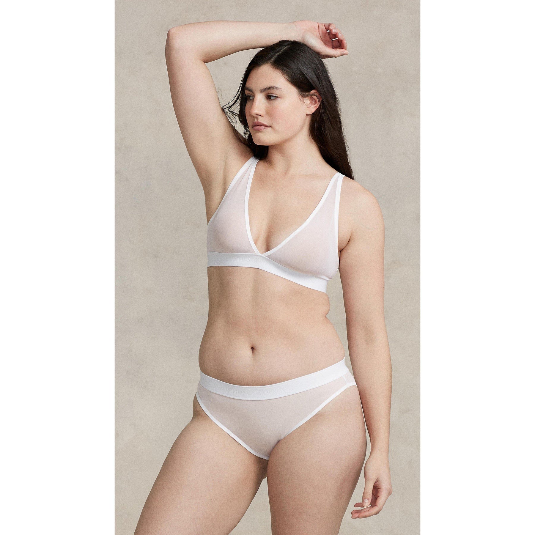 Polo Mesh Triangle Bra