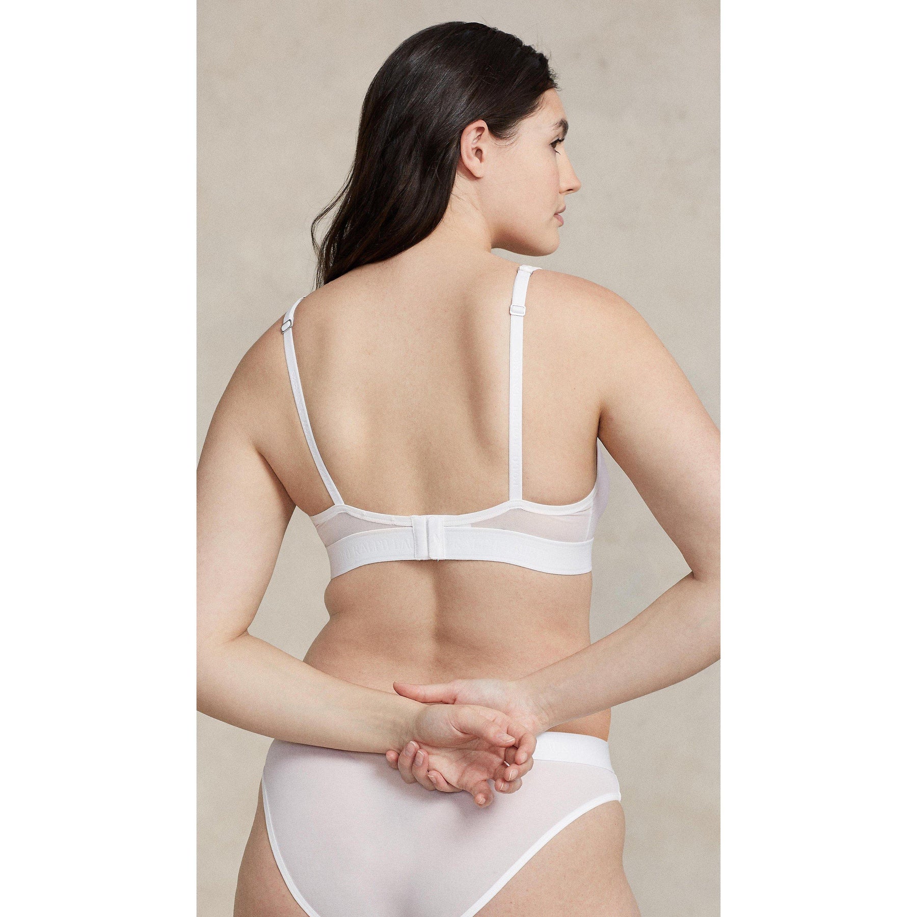 Polo Mesh Triangle Bra
