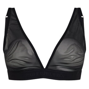 Polo Mesh Triangle Bra