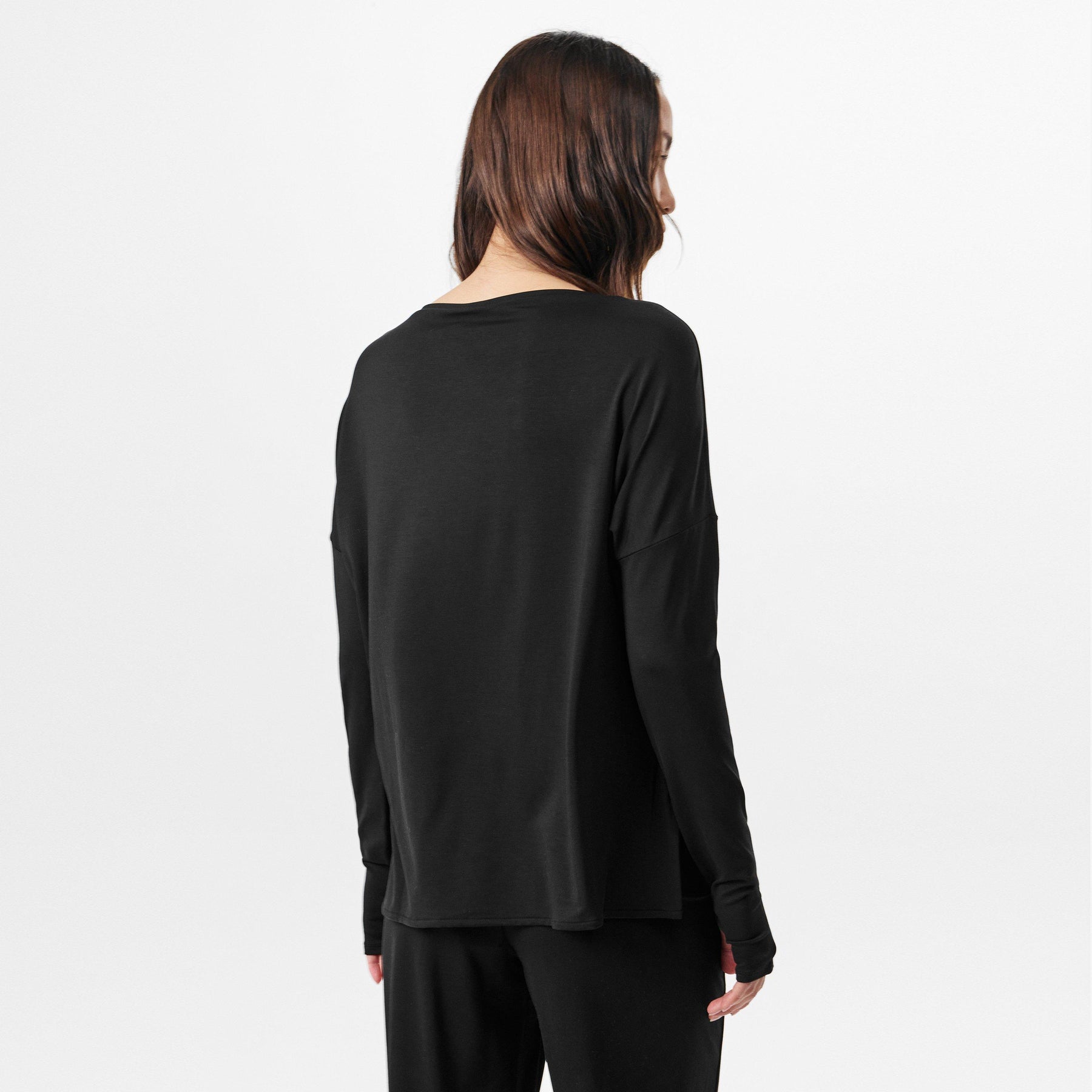 Women's BW Reset Long-Sleeve Pyjama Top, Odour-Control, Moisture Management