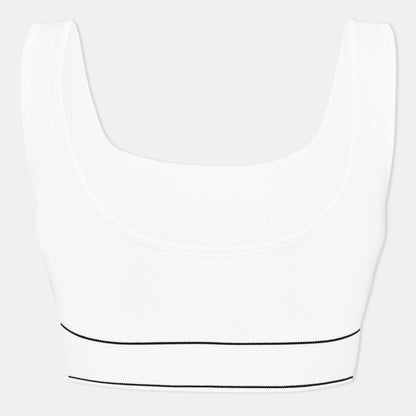 Womens Ribbed Scoop Bralette