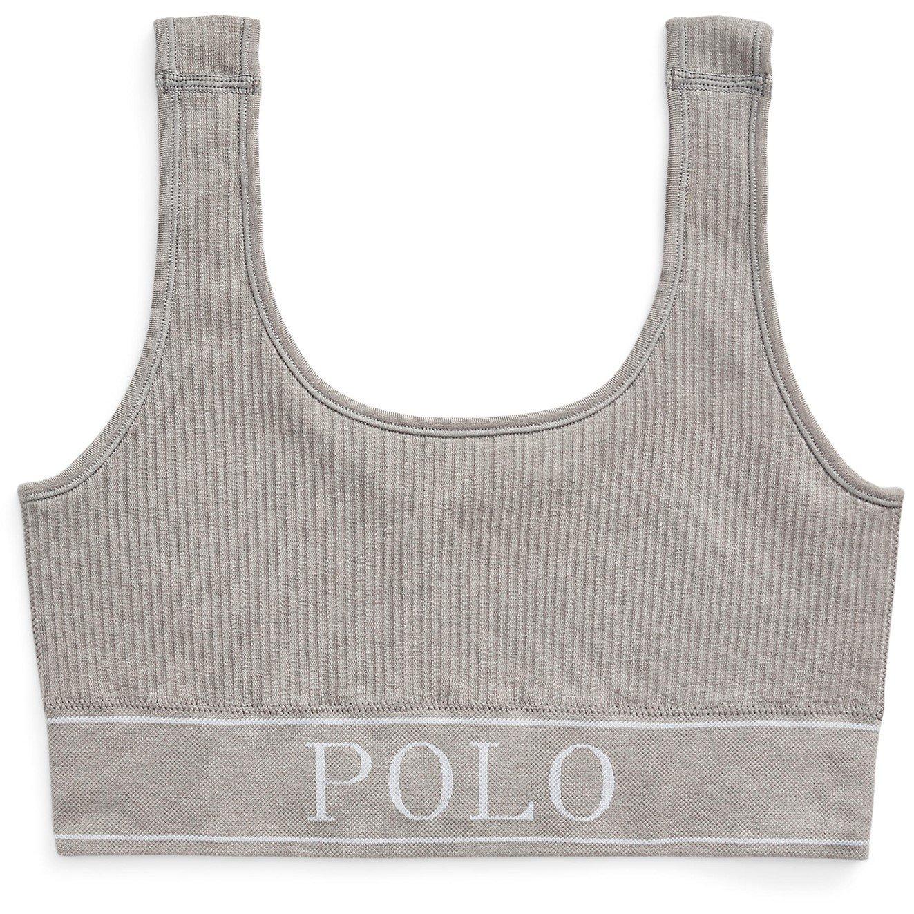 Womens Ribbed Scoop Bralette