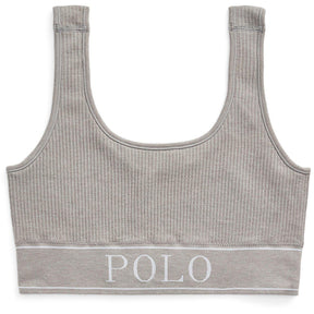 Womens Ribbed Scoop Bralette
